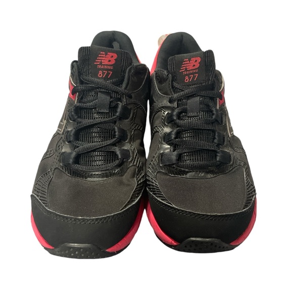 New Balance 877 V1 Walking Sneakers Black/Pink Size 7.5 - Picture 2 of 6
